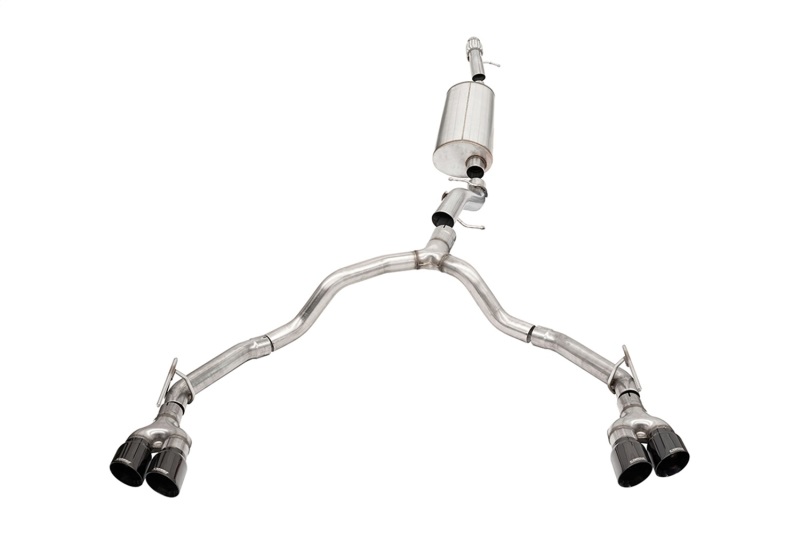 Chevrolet Tahoe Performance Exhaust - Rear - CORSA Performance - Sport Cat-Back DW 4in BLK Tips - Black - `21-`25